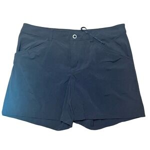 Patagonia Women's‎ Black Nylon Blend Active Hiking Shorts Size 12